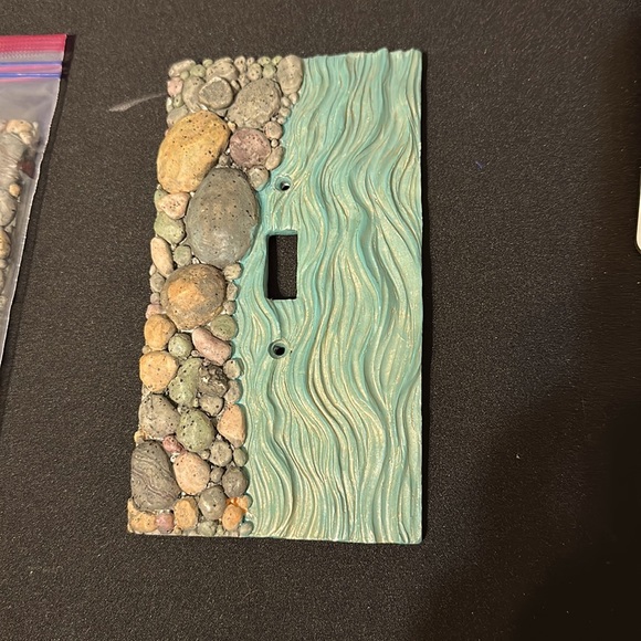 Switch plate Cover River Rock Seaside - Picture 1 of 6